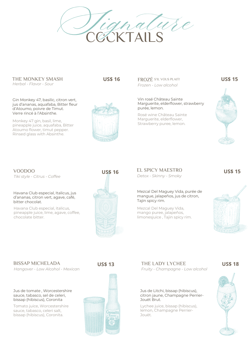 Plage menu page 3