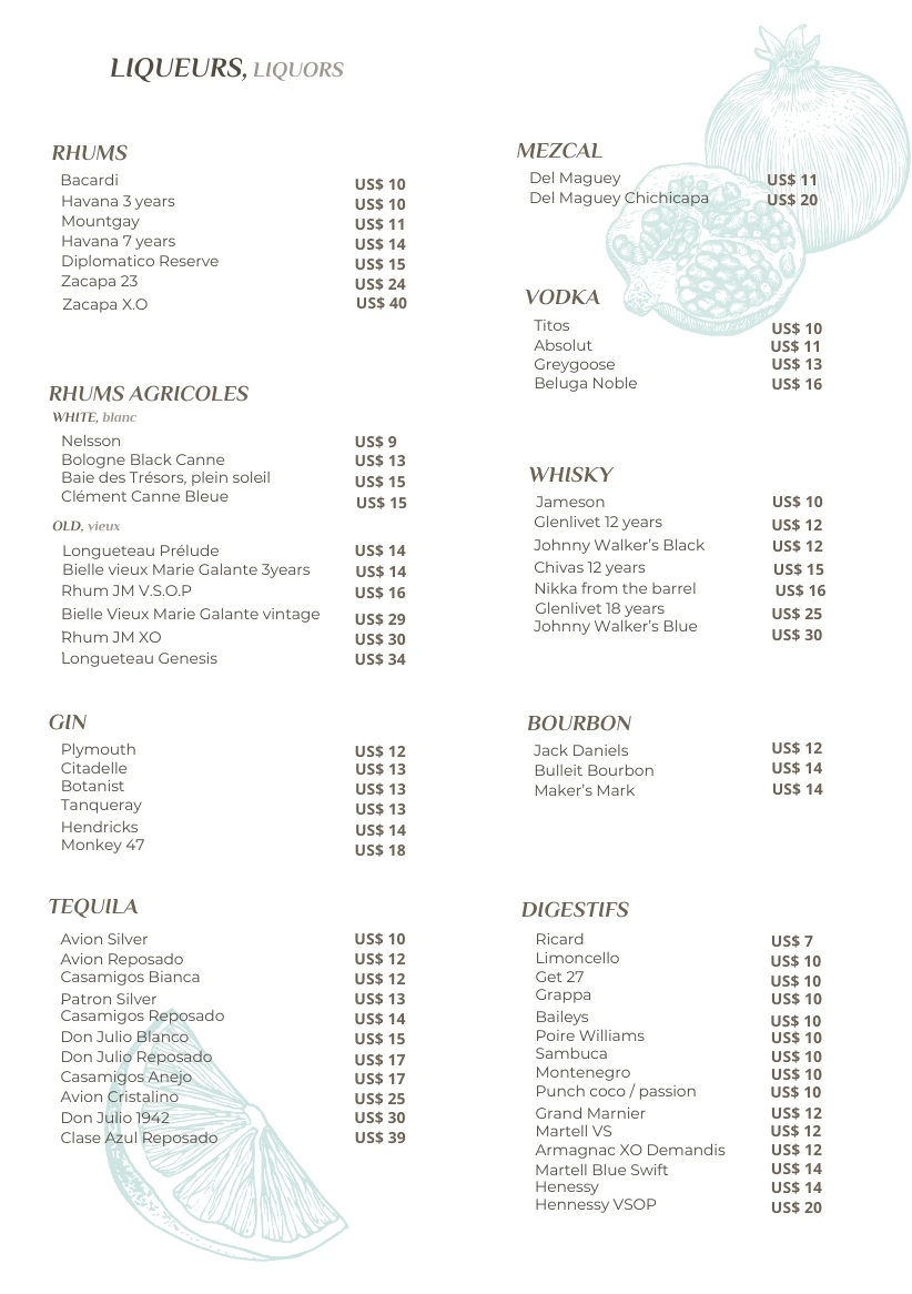 Plage menu page 7